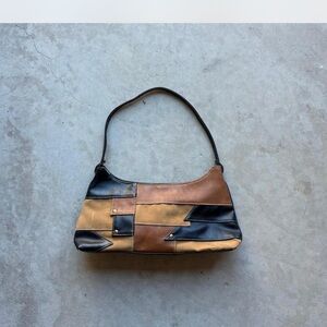 Patchwork Leather Shoulder Bag